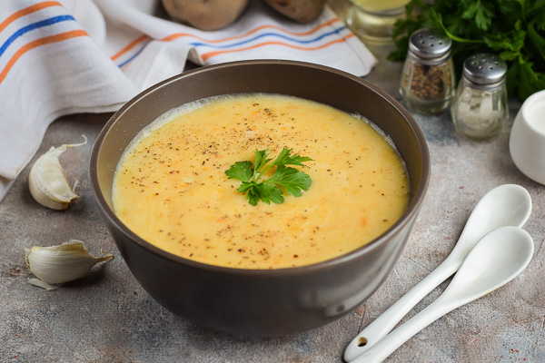суп-пюре из картофеля со сливками рецепт фото 8